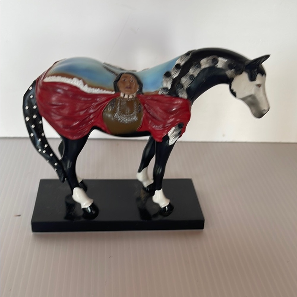 Trail of Painted Ponies figure # 12264 
Crazy Horse 2008 ( RETIRED)